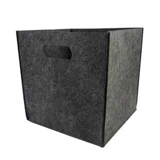 shan - cubo de almacenamiento plegable con doble asas, fieltro, cesta para armario, organizador de juguetes (9)