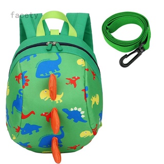 Facety Cosyres - mochila para bebé, diseño de dinosaurios, con riendas, arnés de seguridad para niños