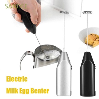 SANDEE Mini batidor de huevos capuchino herramienta de cocina espumador de leche agitador de cocina eléctrico Durable de café espumador batidor mezclador/Multicolor