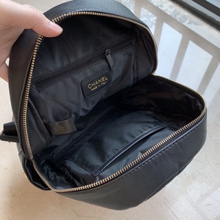 moda chanel mochila negro cuero pu viaje metal cremallera bolsas para las mujeres (8)
