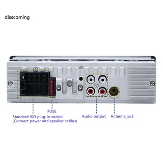 disscoming Bluetooth 1 DIN Coche Estéreo En Dash AUX-in Radio FM Manos Libres Llamada Reproductor MP3 (4)