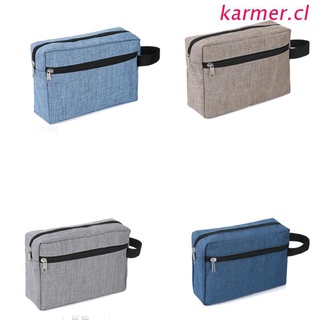 kar3 bolsa de viaje impermeable para lavado de artículos de tocador, bolsa de mano, organizador de maquillaje