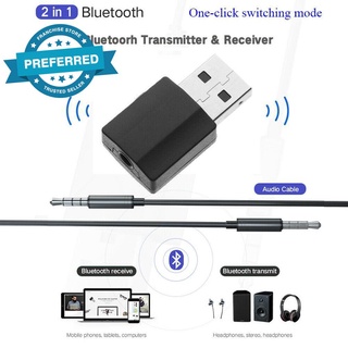 Bluetooth 5.0 Transmisor De Audio Receptor 2 En 1 D8O0 Bluetoot Q8G1