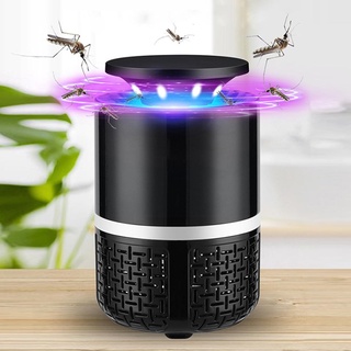 USB eléctrico Mosquito Killer lámpara UV Bug Zapper Anti insectos trampa (negro)