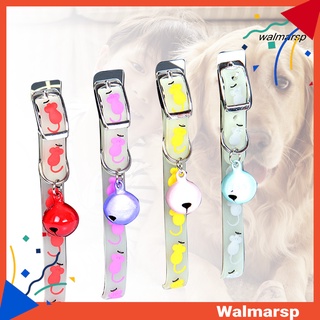 [wmp] 4 collares de silicona luminosa para perros, ajustables, accesorios para mascotas