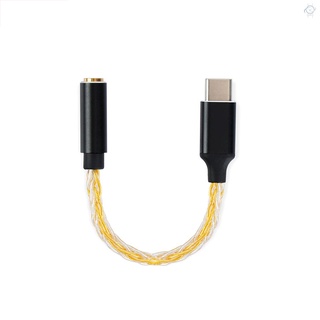 Cable Adaptador De audífonos Tipo-C Jm08C Tipo-C Macho a hembra 3.5mm Adaptador De audio cable decodificación Dac Para Xiaom