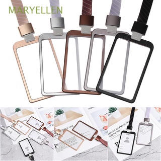 MARYELLEN Multifunctional School Office Supplies Waterproof Credit Card Holder Badge Holder with Lanyards Bus Pass Case Cover Aluminum Alloy Unisex ID Card Case/Multicolor