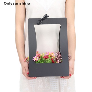 <Onlysunshine> Portátil plegable caja de flores bolsa de papel caja de embalaje práctico estuche de flores
