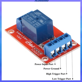 [FLAMEER2] Dc 3V 1 canal relé módulo optoacoplador LED para PIC brazo AVR