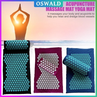 Disponible Oswald 3pcs Lotus acupresión masaje Yoga almohada alivio dolor pico cojín