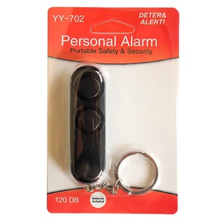 Dispositivo de alarma antiviolación alerta fuerte ataque pánico llavero alarma de seguridad alerta