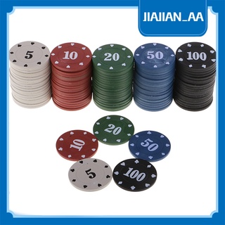 Jiajian_aa 100 piezas 5/10/20/50/100 Cartas/obsequios De póker/accesorio De juego/Prop/4-gram/regalos