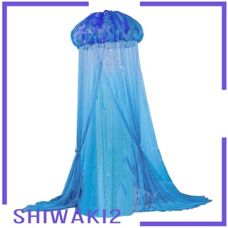 [Shiwaki2] Kids Room Gauzy mosquitera cama dosel cuna cortina Netting juego tienda azul