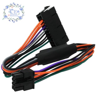 Cable adaptador de alimentación ATX PSU de 24 pines a 8 pines Compatible con DELL Optiplex 3020 7020 9020 Precision T1700 12 pulgadas (30 cm)