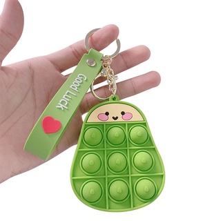 Mini monedero Pop It juguetes portátil bolsa de almacenamiento accesorios de moda HE (5)