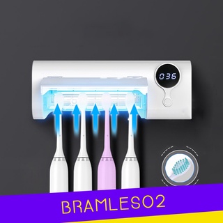 [BRAMLESO2] Esterilizador de cepillo de dientes con luz UV carga USB para la familia todos los cepillos de dientes