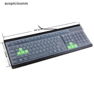 (auspiciounm) nuevo 1pc universal silicona escritorio ordenador teclado cubierta protector de piel película cubierta en venta