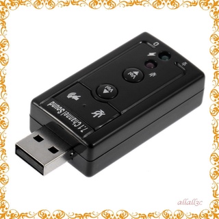 Almacenamiento externo USB 2.0 de 7.1 canales disco U Virtual para adaptador de sonido de Audio[\(^o^)/~ kereta(̄) ̄) kereta (1)