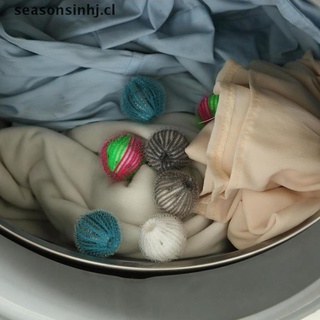 (lucky) 6 bolas mágicas de depilación para ropa, lavadora, bola de limpieza [seasonsinhj]