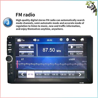 2 Din MP5 Player 7 Inch LCD Touch Screen Auto FM Radio Video Player Music Audio With USB Support Rear Camera (1)