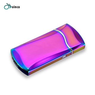 Encendedor de cigarrillos multifuncional de Metal USB recargable de inducción de huellas dactilares (1)