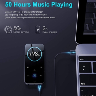 RUIZU D19 Bluetooth4.0 reproductor MP3 de 16 gb portátil Walkman con Radio FM (6)