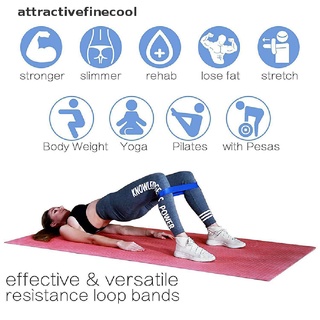 afc bandas de resistencia loop yoga pull up ejercicio fitness entrenamiento de fuerza conjunto de 5 caliente