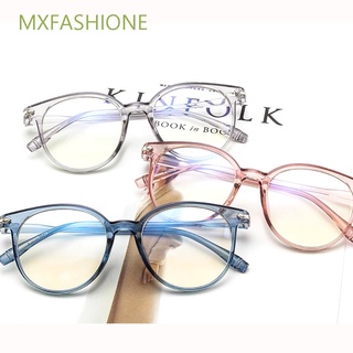 Mxfashione lentes transparentes de moda/lentes redondos/lentes ópticos para mujer/PC/lentes de computadora/Metal Retro/lentes transparentes multicolores (1)