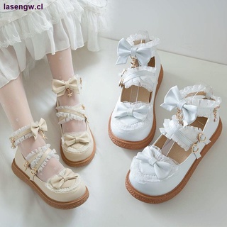 [bai xue yana] lolita lolita zapatos de encaje pequeño más el tamaño suave chica estudiante niña solo zapatos jk uniforme zapatos (1)