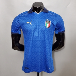 20 / 21 Italia Home 1st Player Version Soccer Jerse0