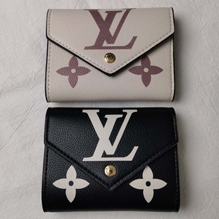 LV Louis Vuitton cartera de los hombres y las mujeres de la nueva moda de alta calidad de la tarjeta de la bolsa de ocio al aire libre de viaje de alta calidad bolsa de compras de moda