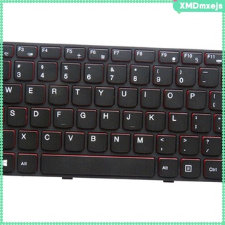 portátil de repuesto us teclado inglés para ideapad y400 y410p negro
