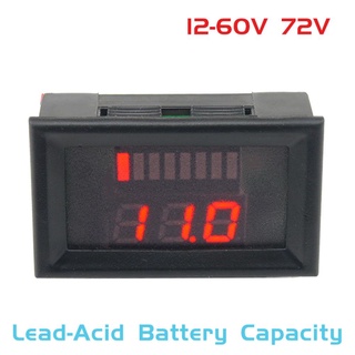 electronicworld profesional 72v dc digital plomo ácido capacidad de batería led indicador voltímetro probador