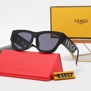 Nuevas Gafas de sol de lujo de los hombres de la moda cuadrada para las mujeres de alta calidad Retro Gafas de sol Gafas Oculo fendi 2539
