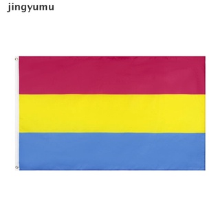 【jingy】 90*150cm Rainbow Flag Gay Lesbian Pride LGBT Polyester Pansexual/Bisexual Flag .