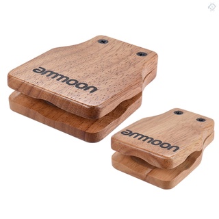 ammoon - caja de cajon (tamaño grande y mediano, 2 piezas, accesorios para castañuelas de percusión de mano)