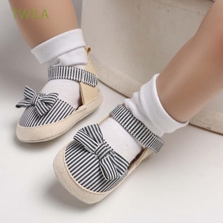 TWILA Summer Baby Sandals Boy Bow Baby Shoes Newborn Infant Anti-slip Toddler Cotton Girl Striped/Multicolor