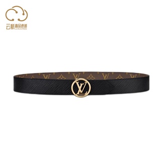 Gucci belting ♧ Louis Vuitton Nueva Mujer s Cinturón LV 3,5 cm Clásico De Doble Cara