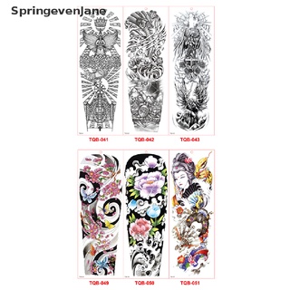 [SpringevenJane] Tatuajes Temporales 3D Impermeables De Brazo Falsos Tatuaje Corporal Arte SGA