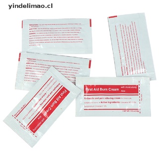 yindelimao: 5 piezas de primeros auxilios, crema de quemaduras, gel antibiosis, analgésico, 0,9 g, paquete [cl]