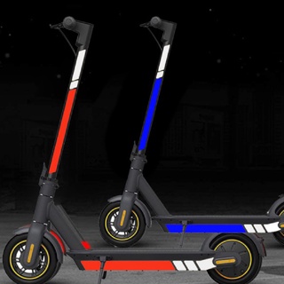 [engas] pegatina reflectante para scooter eléctrico fluorescente decoración del cuerpo advertencia