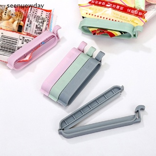 [ver] 12 piezas clip de bolsa de aperitivos de alimentos frescos sellador de abrazadera clip herramienta de cocina
