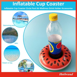 6Pcs flotante inflable bebidas taza titular piscina fiesta flotadores barra posavasos juguetes