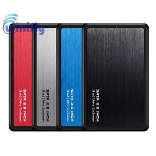★★Decoración atmósfera aleación de aluminio 2.5 pulgadas disco duro caso USB3.0 a SATA HDD SSD caja portátil (3)