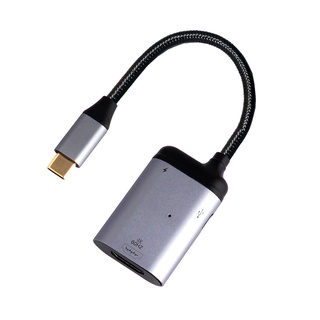 Cable 4K USB C a MDP tipo C a HDMI Compatible 3 adaptador para MacBook Pro