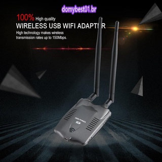Adaptador USB bb inalámbrico Wifi Alta potencia 3000mW N9100 Para Realtek Rtl8192FU