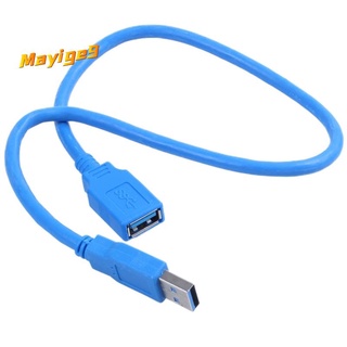 50cm USB 3.0 A Male to Female Extension Data Sync Transfer Cable Data Cable Blue