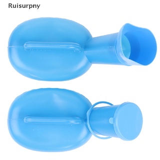 [Ruisurpny] 1000ML Portable Blue Urinal Pee Bottle Female Male Car Travel Camping Toilet Hot Sale