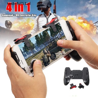 TAST HOT 4In1 Mobile Game Gamepad Joystick Controller Trigger Shooter Key For PUBG CL