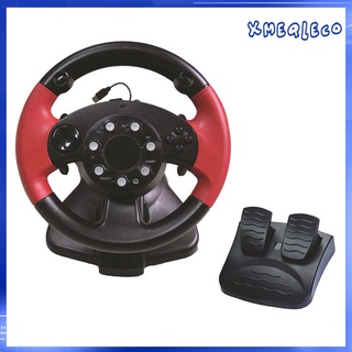 juego de coche simulador de carreras vibración pc volante pedales conjunto para ps3/ps2 (6)